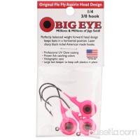 Fle-Fly\xe2\x84\xa2 Big Eye Pink 1/4 oz., 1/4 oz. Jig Head Hooks   550272704
